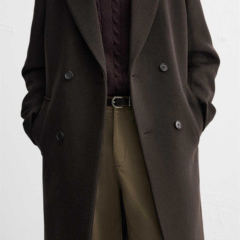 Zara Double Breasted Wool Blend Coat SOLD OUT Online